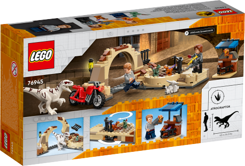 LEGO JURASSIC WORLD Atrociraptor: pościg na motocyklu 76945