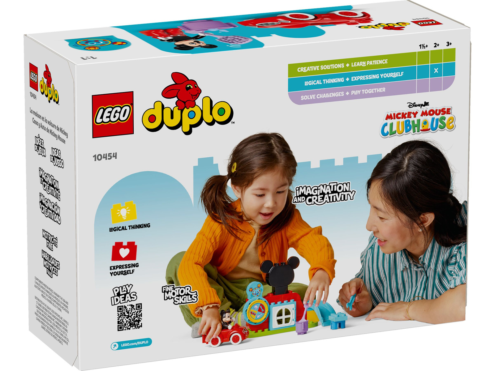 Lego Duplo 10454 Klub przyjaciół Myszki Miki i samochód