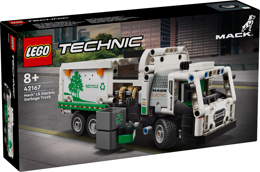LEGO TECHNIC Śmieciarka Mack® LR Electric 42167