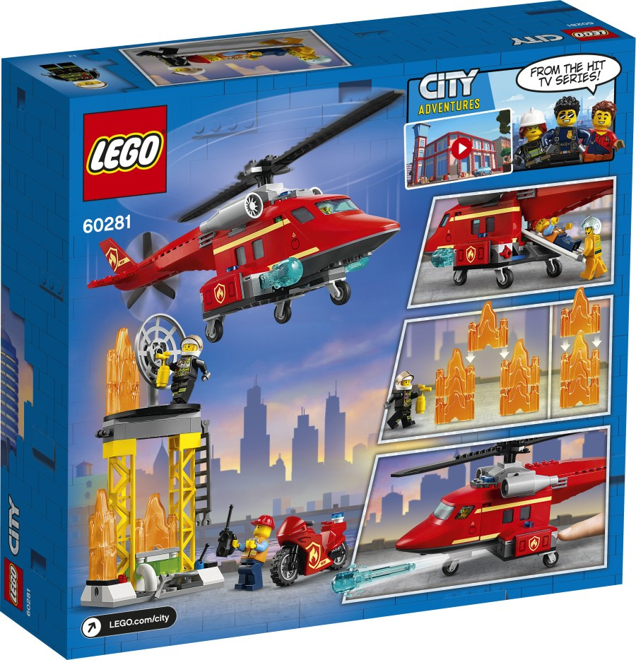 LEGO CITY  Strażacki helikopter ratunkowy 60281