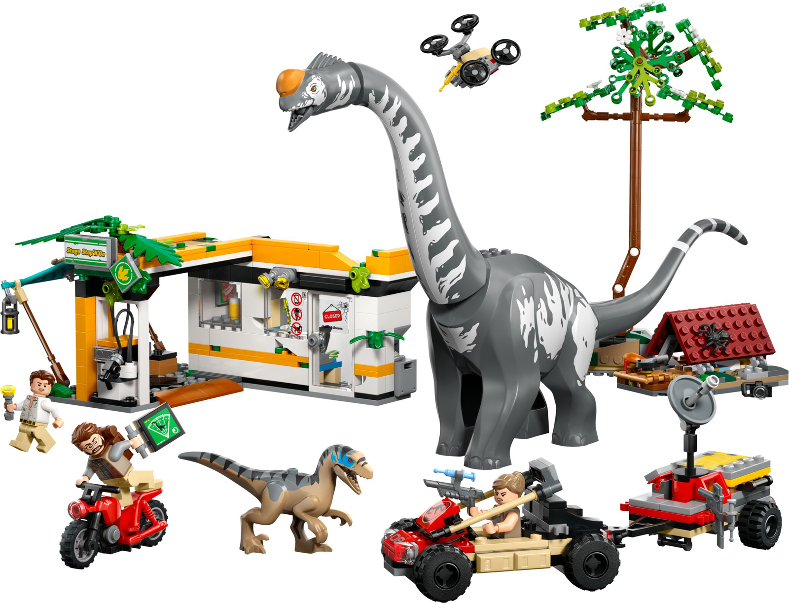 Lego Jurassic World 76973 Na tropie tytanozaura i raptora