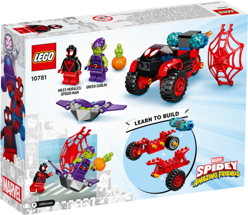 LEGO SUPER HEROES Miles Morales: Technotrójkołowiec Spider-Mana 10781