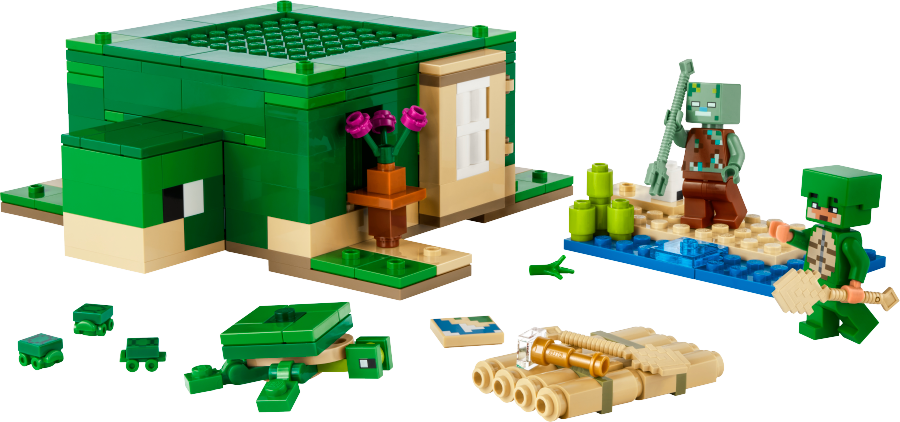 LEGO MINECRAFT Domek na plaży żółwi 21254