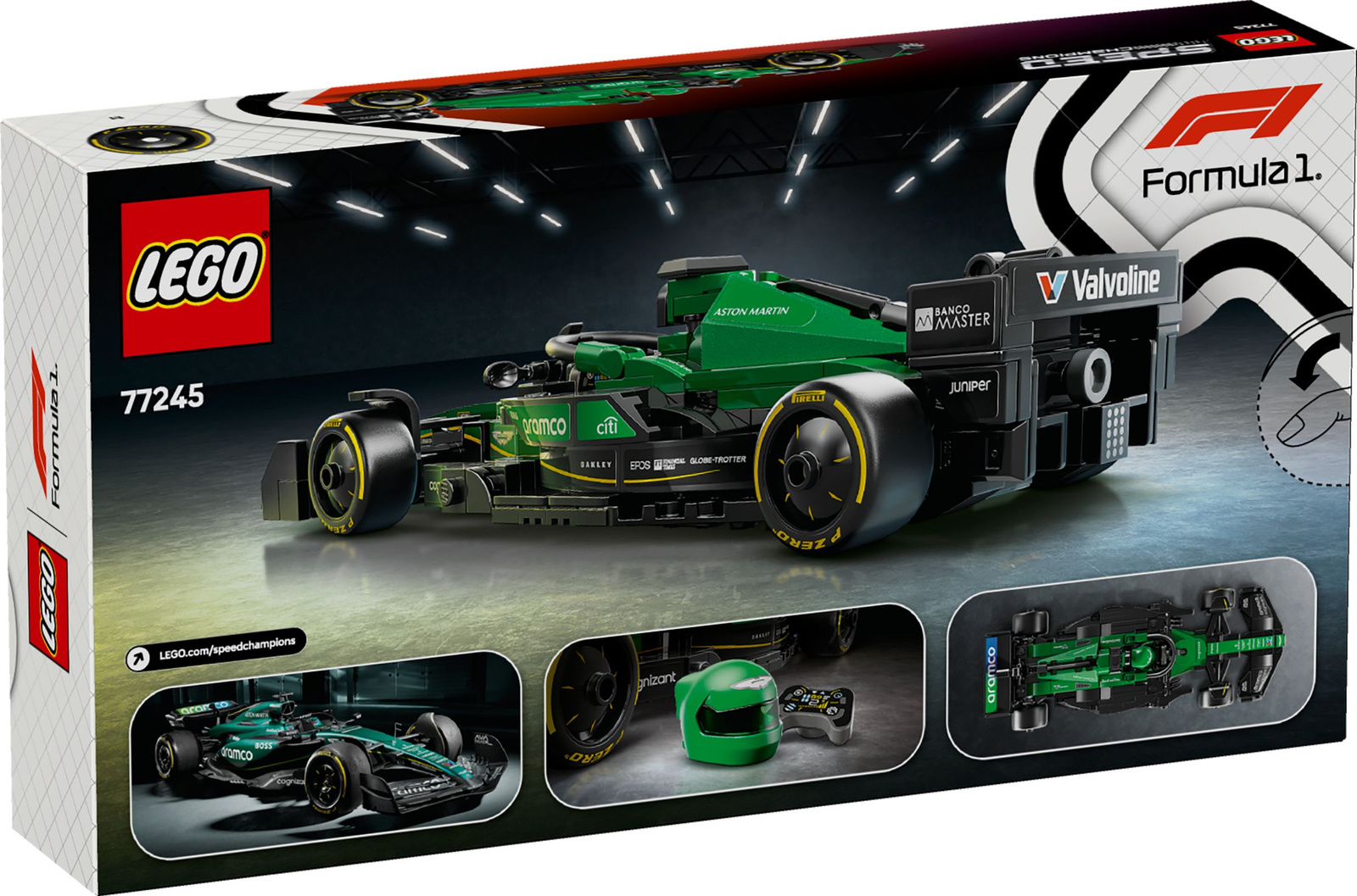 Lego Speed Champions 77245 Bolid F1 Aston Martin Aramco AMR24