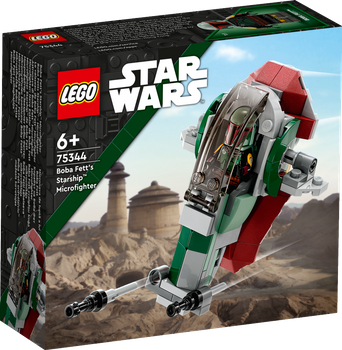 LEGO STAR WARS Mikromyśliwiec kosmiczny Boby Fetta 75344