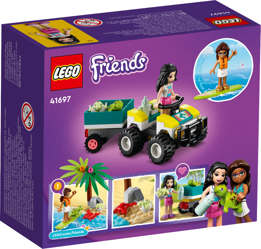 LEGO FRIENDS Pojazd do ratowania żółwi 41697