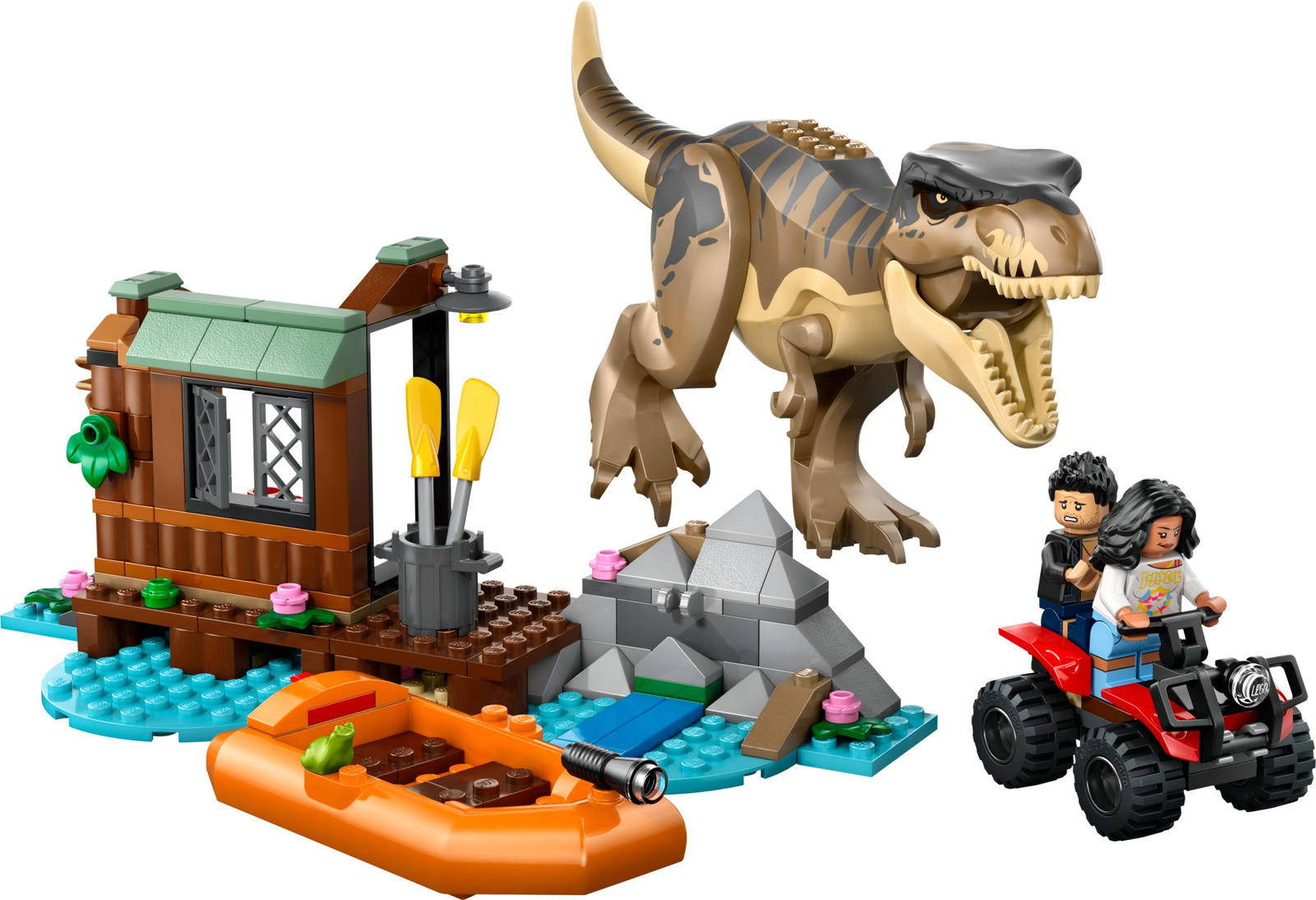 Lego Jurassic World 76975 Ucieczka rzeką przed tyranozaurem