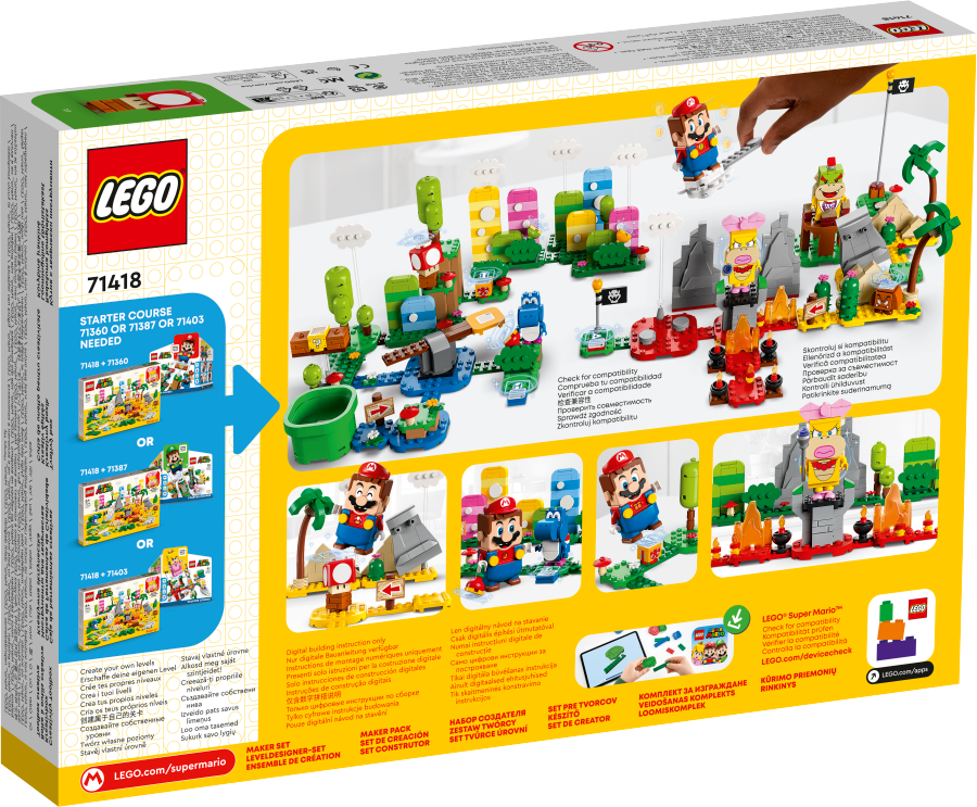 LEGO SUPER MARIO Kreatywna skrzyneczka – zestaw twórcy 71418