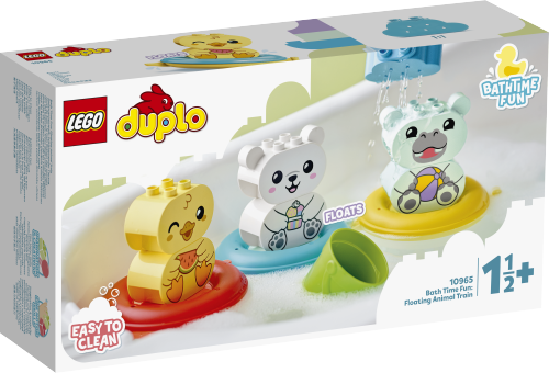 LEGO DUPLO Zabawa w kąpieli: pływający pociąg ze zwierzątkami 10965