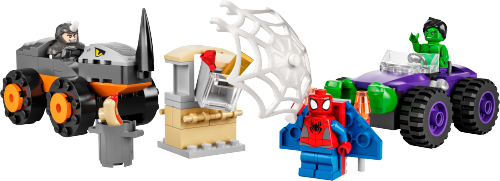 LEGO SUPER HEROES Hulk kontra Rhino — starcie pojazdów 10782