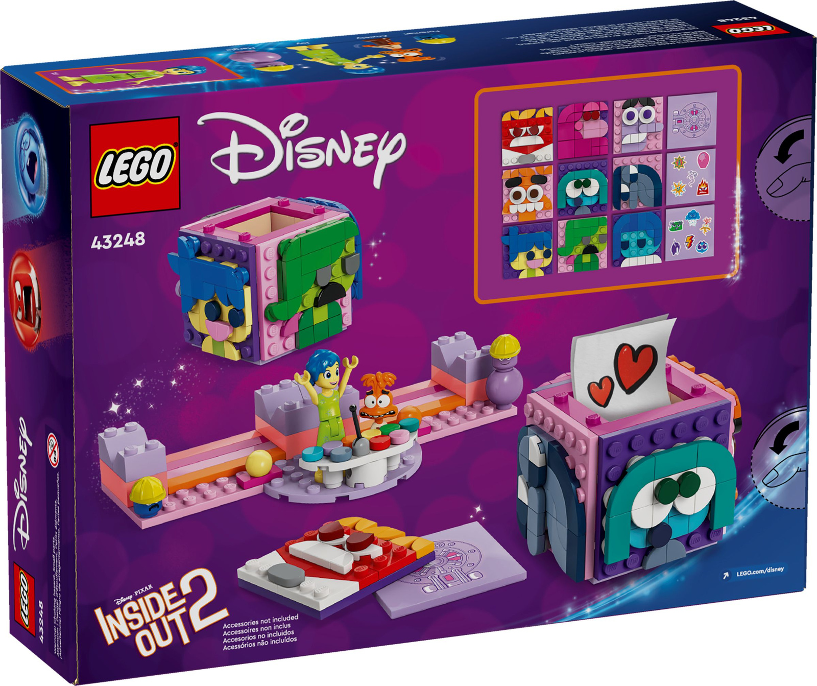 LEGO Disney 43248 W głowie się nie mieści 2 - kostki z emocjami