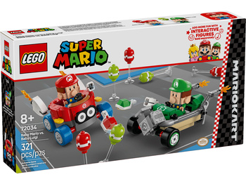 Lego Super Mario 72034 Baby Mario kontra Baby Luigi - Mario Kart