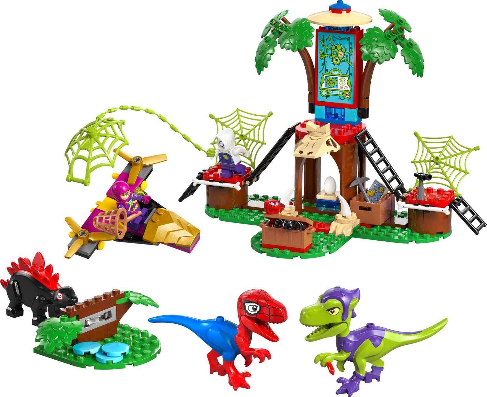 Lego Super Heroes 11200 Bitwa Spidey'go i Gobby'ego przy domku na drzewie