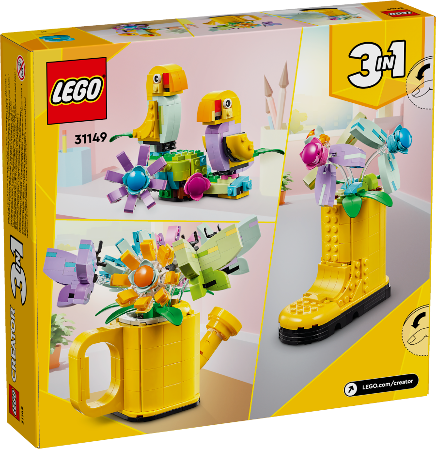 LEGO CREATOR Kwiaty w konewce 31149
