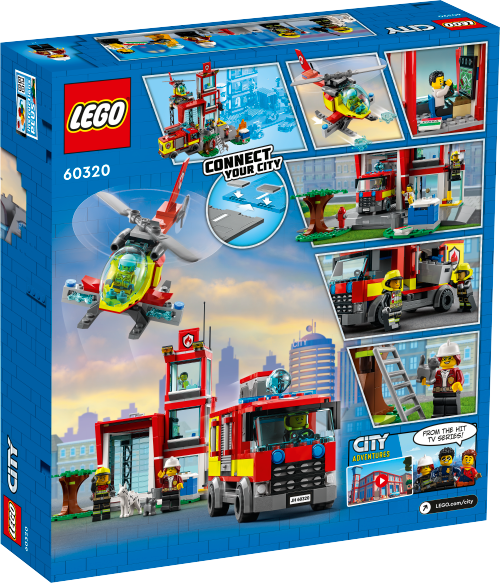 LEGO CITY Remiza strażacka 60320