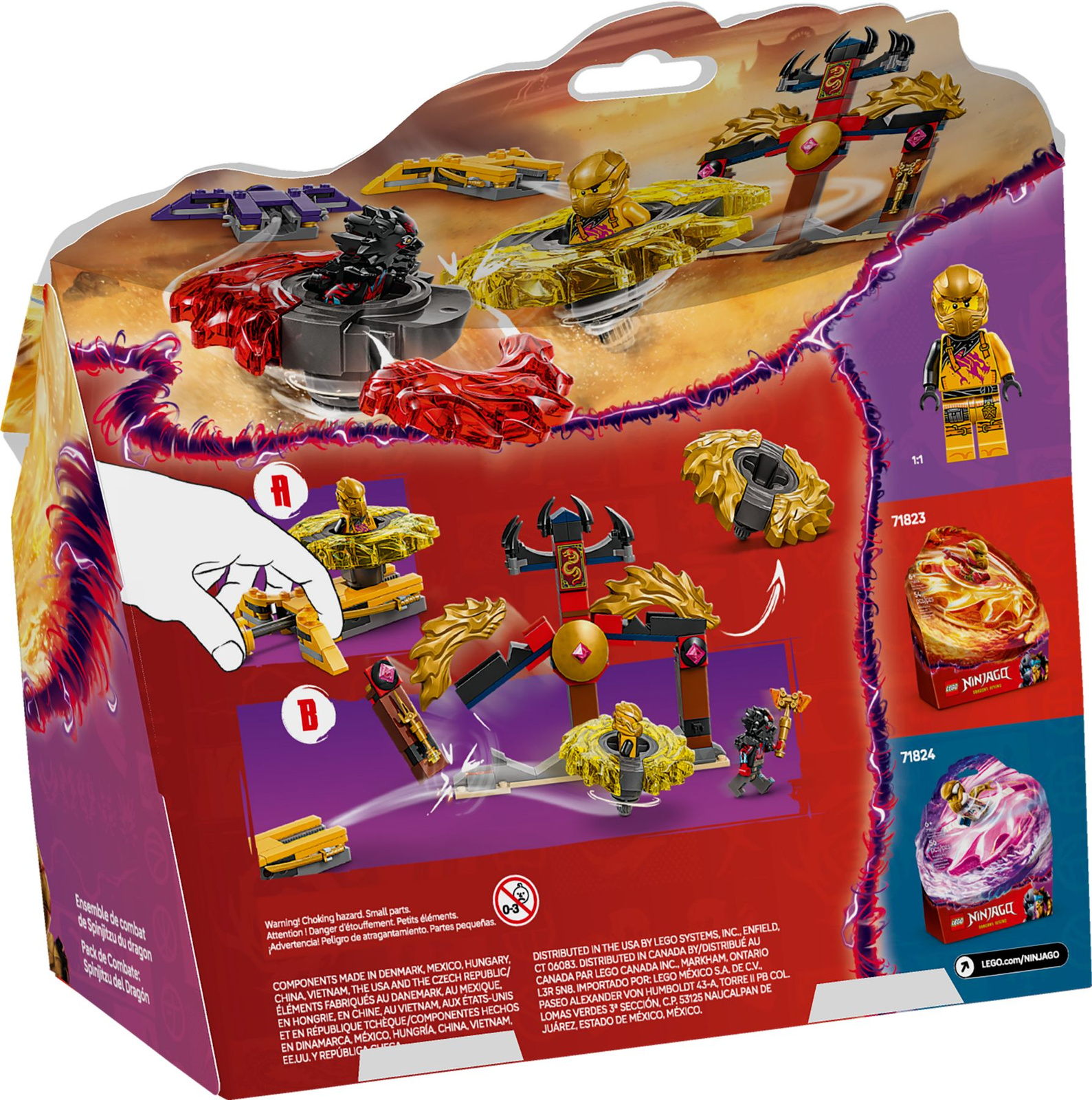 Lego Ninjago 71826 Smocze Spinjitzu - Zestaw Bitewny