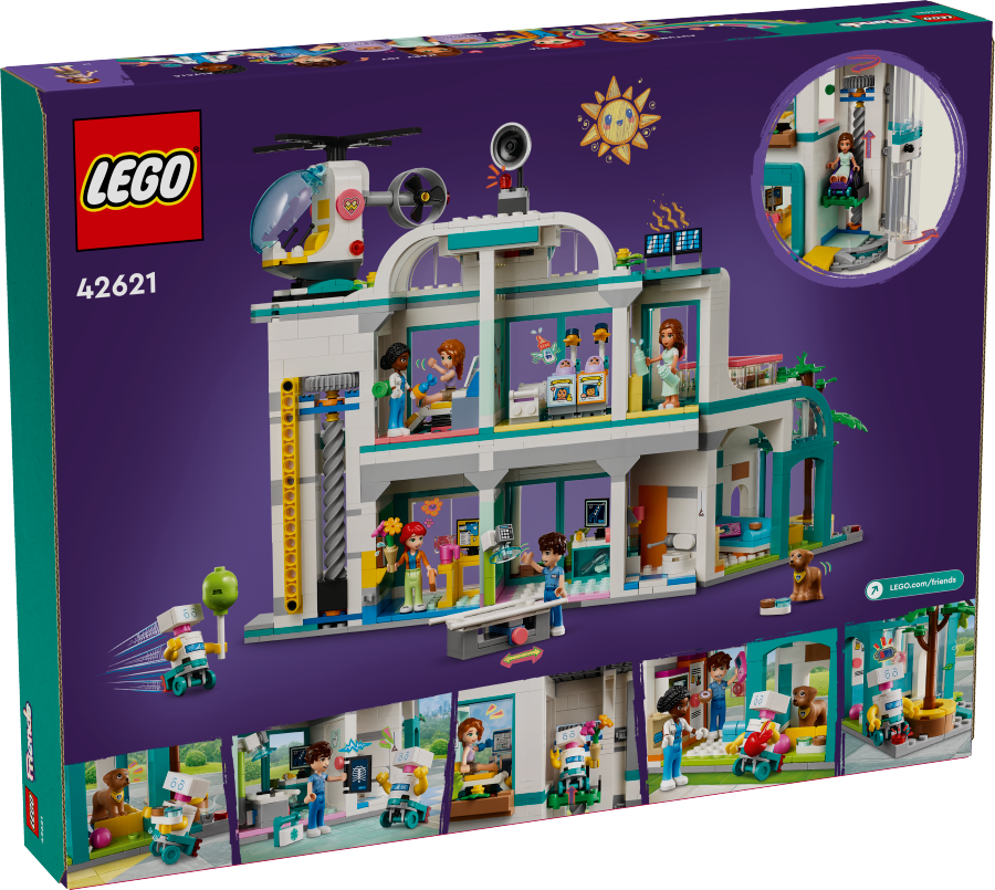 LEGO FRIENDS Szpital w mieście Heartlake 42621