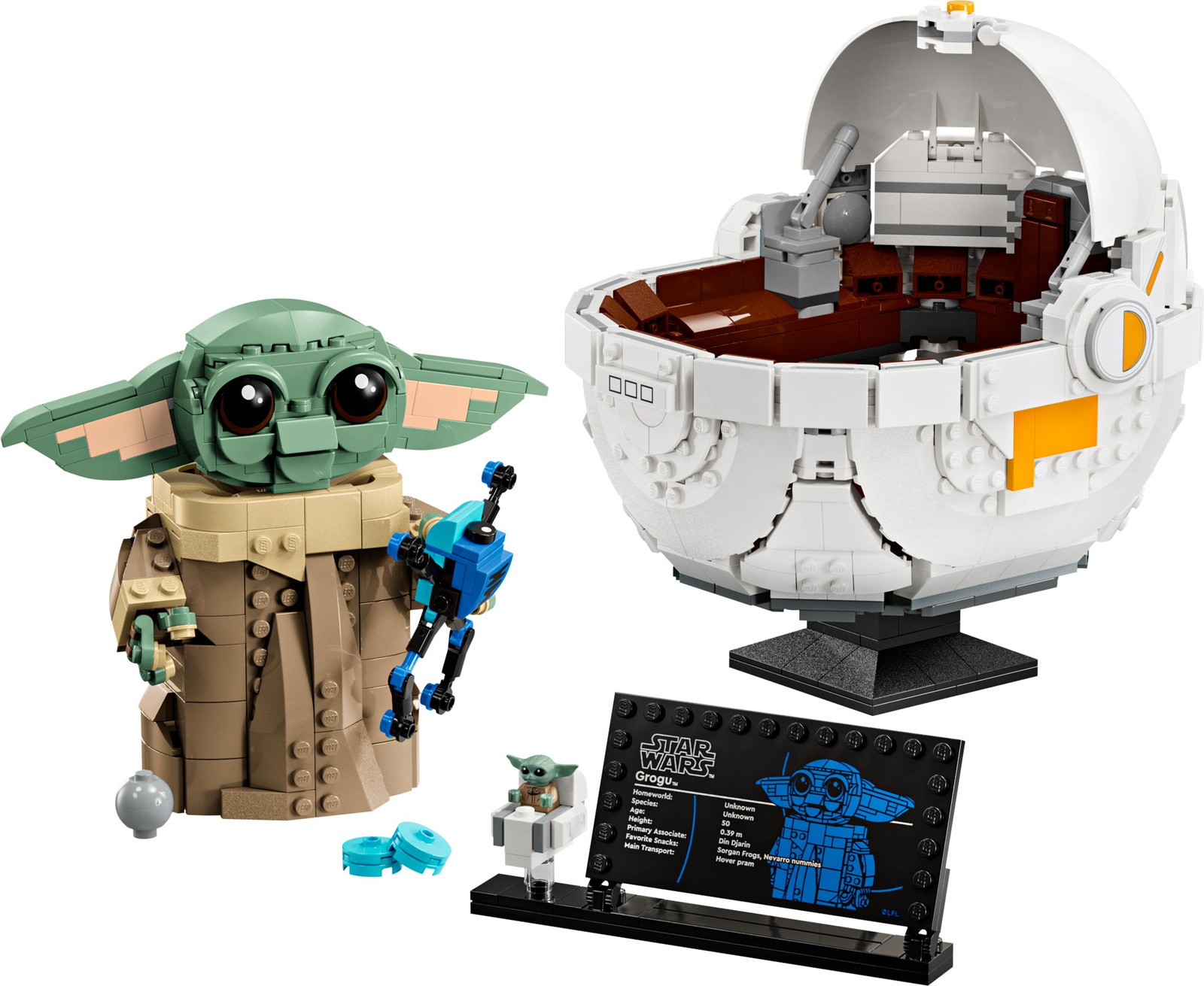 Lego Star  Wars 75403 Grogu w wózku