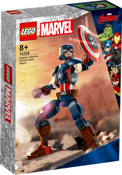 LEGO MARVEL Figurka Kapitana Ameryki do zbudowania 76258