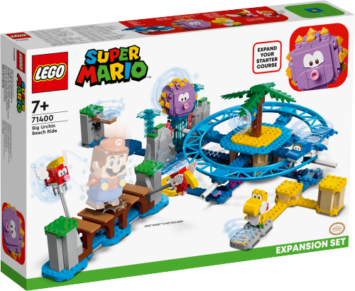 LEGO SUPER MARIO Zestaw rozszerzający Duży jeżowiec i zabawa na plaży 71400