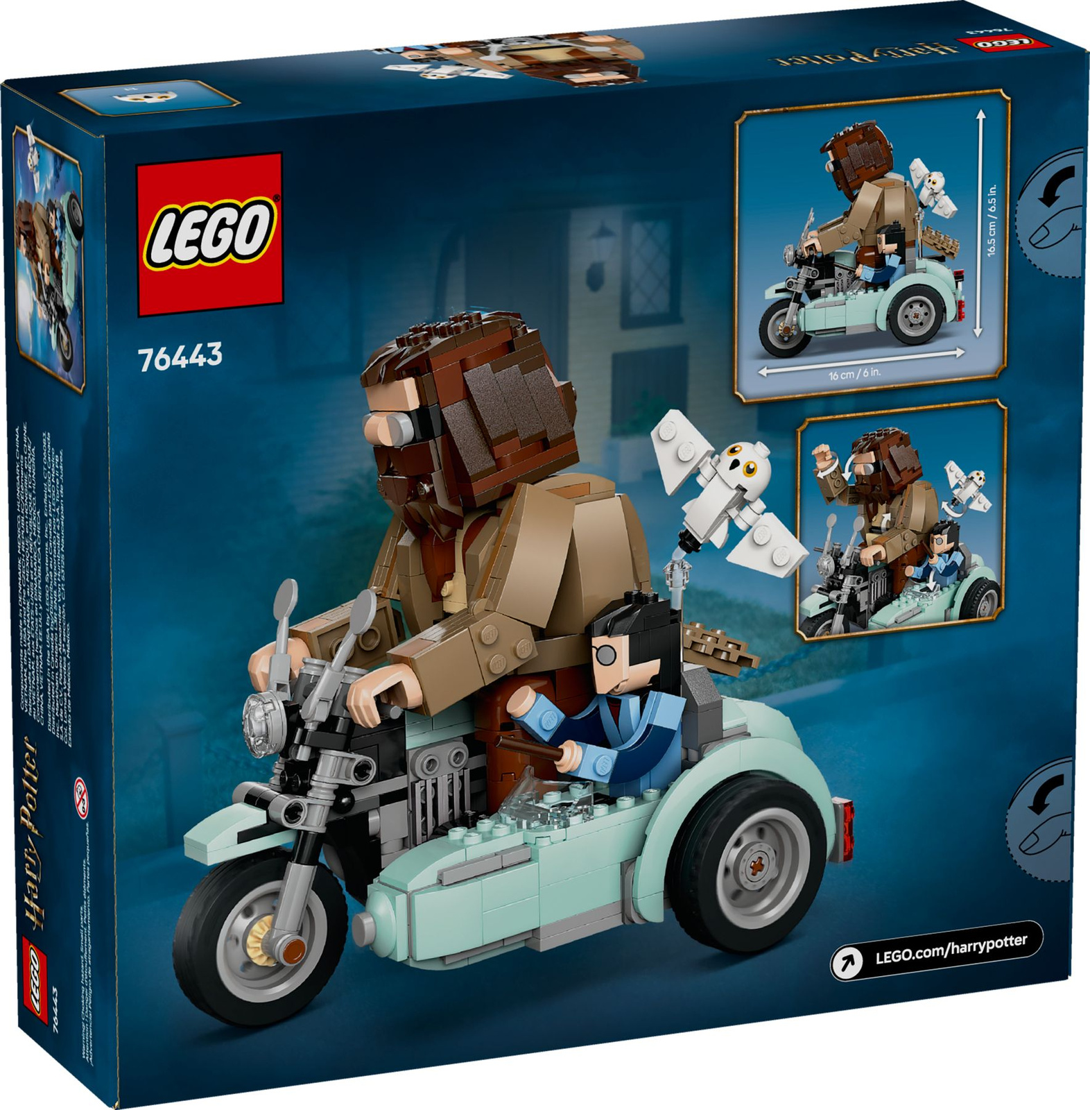 Lego Harry Potter 76443 Przejażdżka Motocyklowa Hagrida i Harry'ego