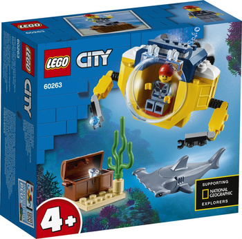 LEGO CITY   Oceaniczna miniłódź podwodna 60263