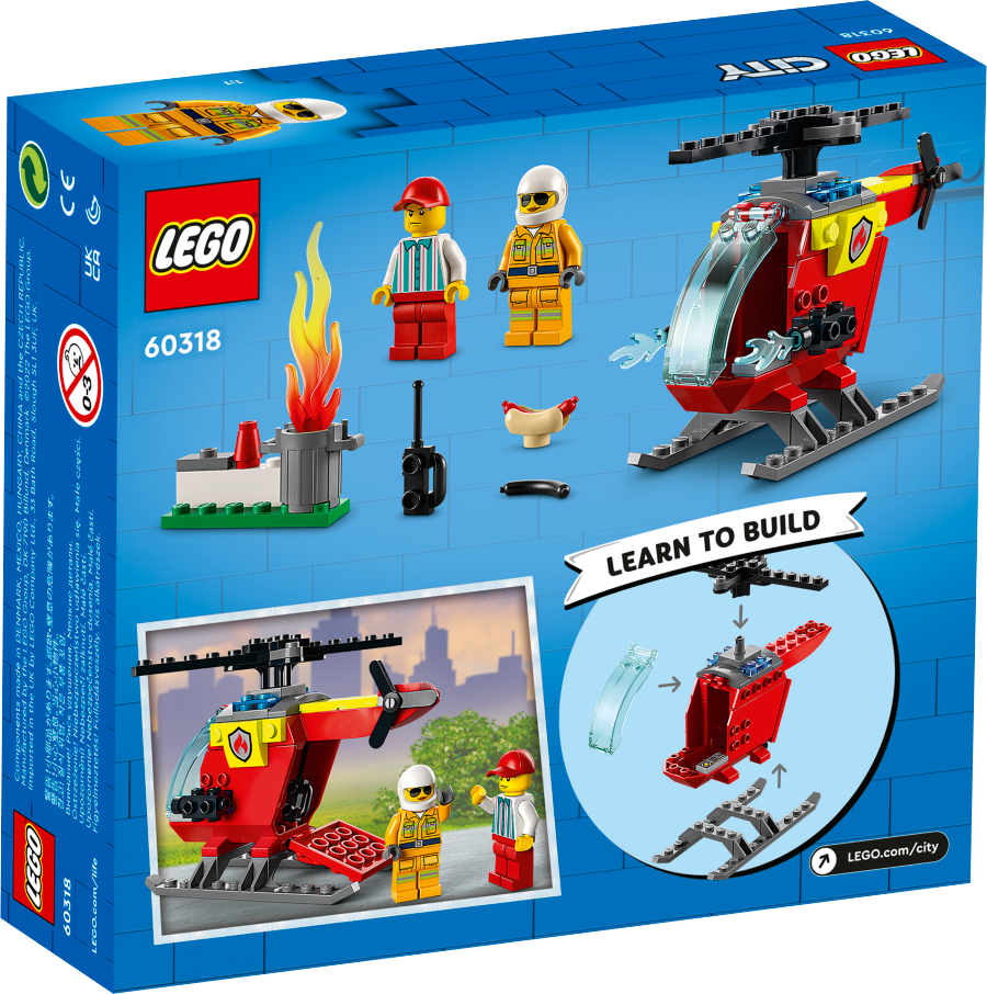 LEGO CITY Helikopter strażacki 60318