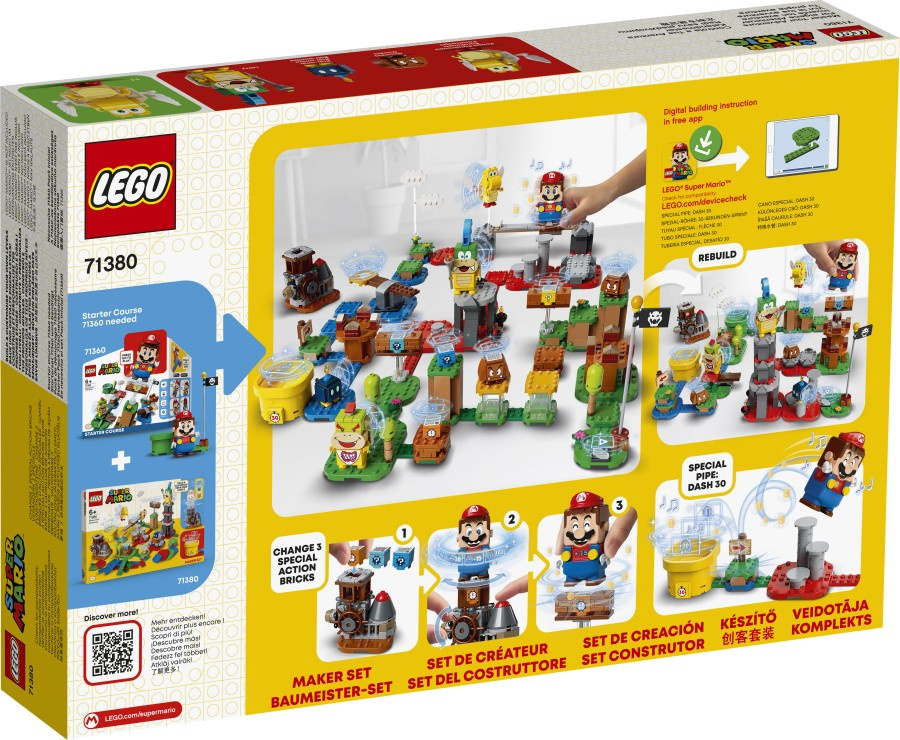 LEGO SUPER MARIO  Mistrzowskie przygody - zestaw twórcy 71380