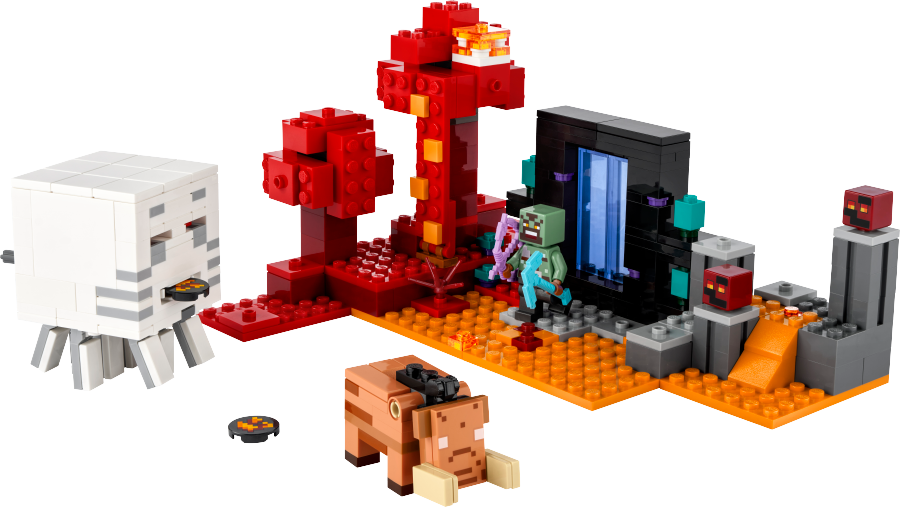 LEGO MINECRAFT Zasadzka w portalu do Netheru 21255