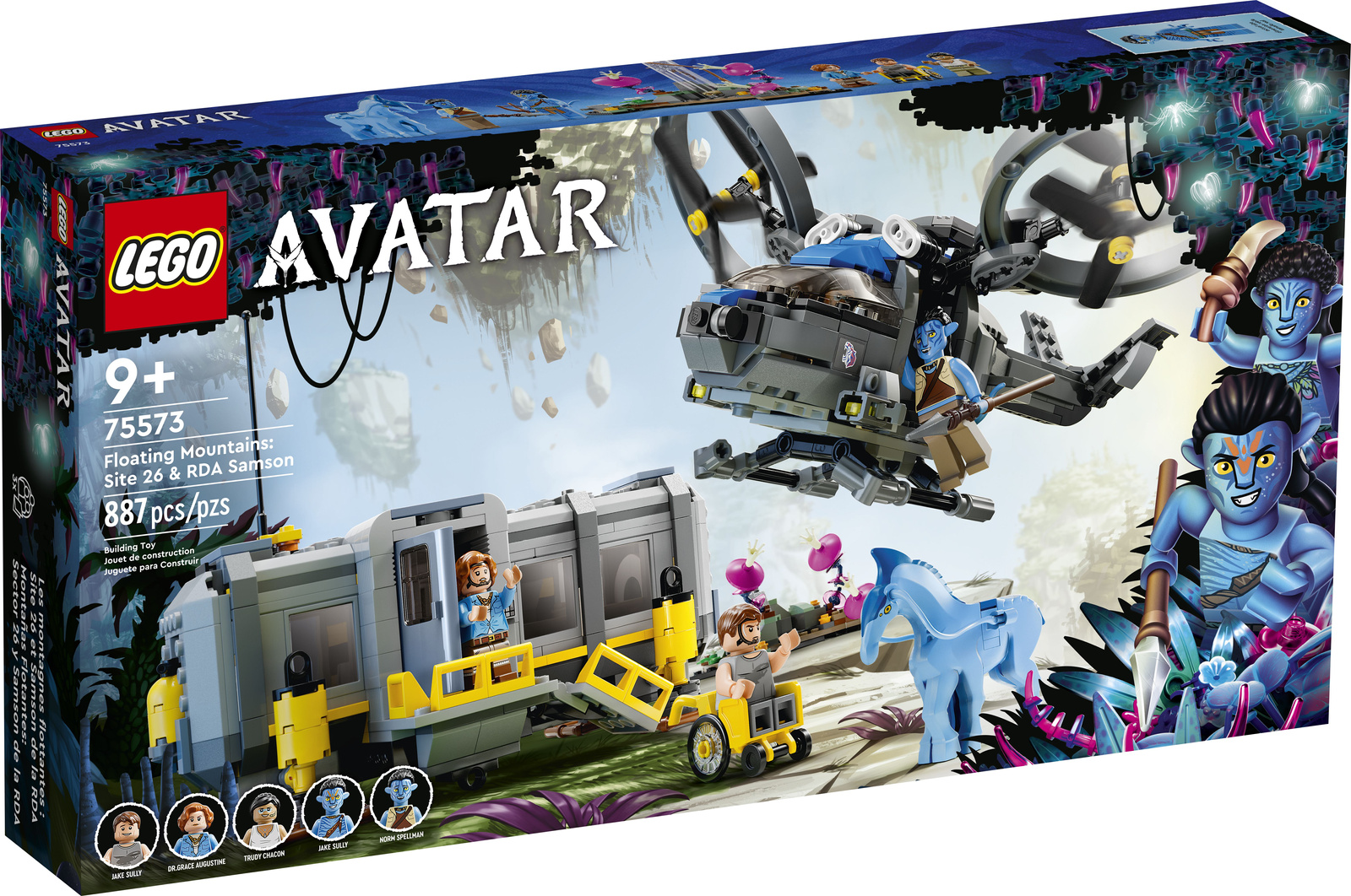Lego Avatar 75573 Latające góry: stanowisko 26 i Samson ZPZ