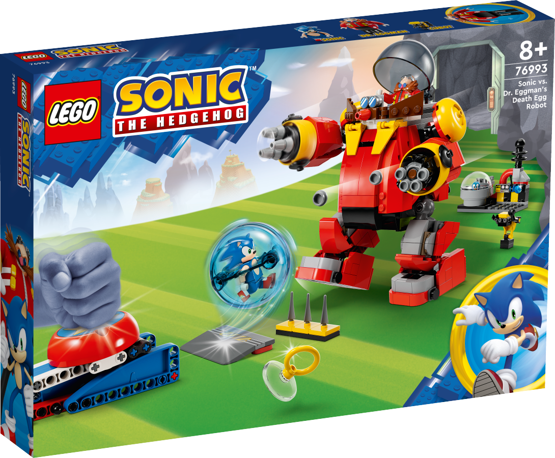 LEGO SONIC Sonic kontra dr. Eggman i robot Death Egg 76993