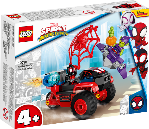 LEGO SUPER HEROES Miles Morales: Technotrójkołowiec Spider-Mana 10781