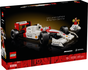 LEGO ICONS McLaren MP4/4 i Ayrton Senna 10330