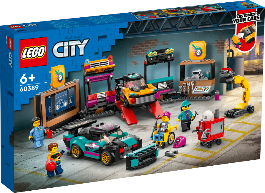 LEGO CITY Warsztat tuningowania samochodów 60389