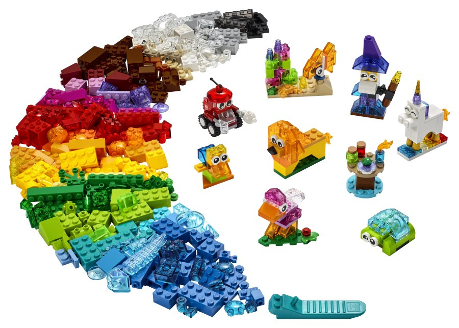 LEGO CLASSIC  Kreatywne przezroczyste klocki 11013