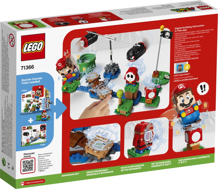 LEGO SUPER MARIO Ostrzał Banzai Bill — zestaw rozszerzający 71366