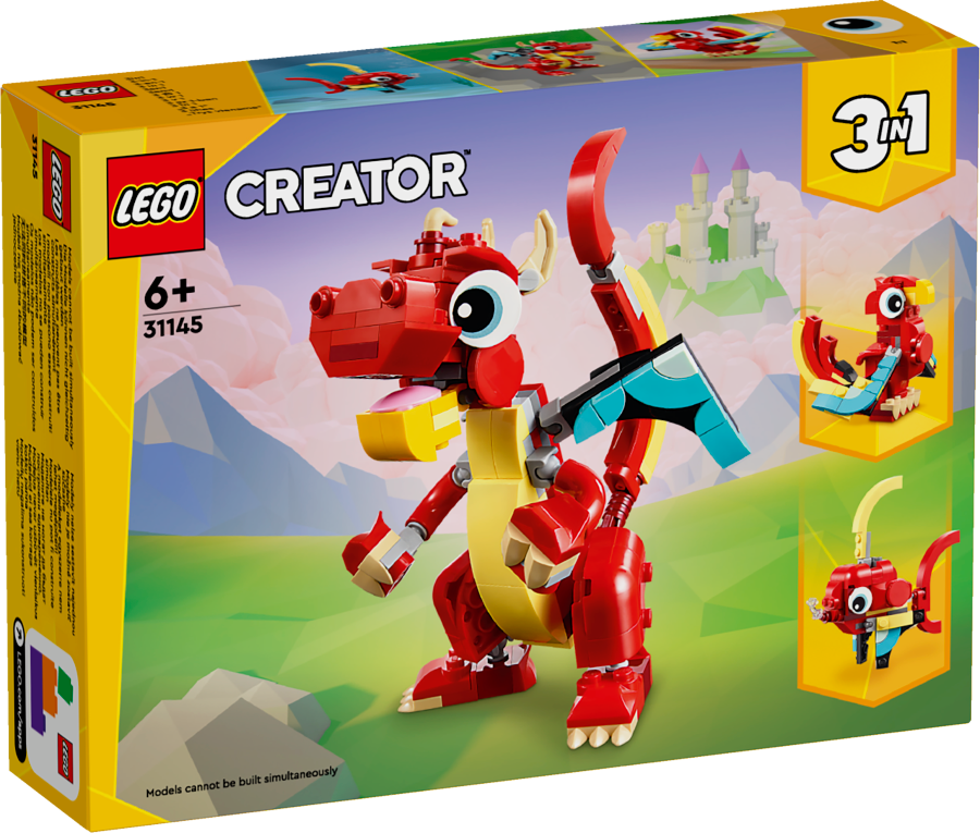 LEGO CREATOR Czerwony smok 31145