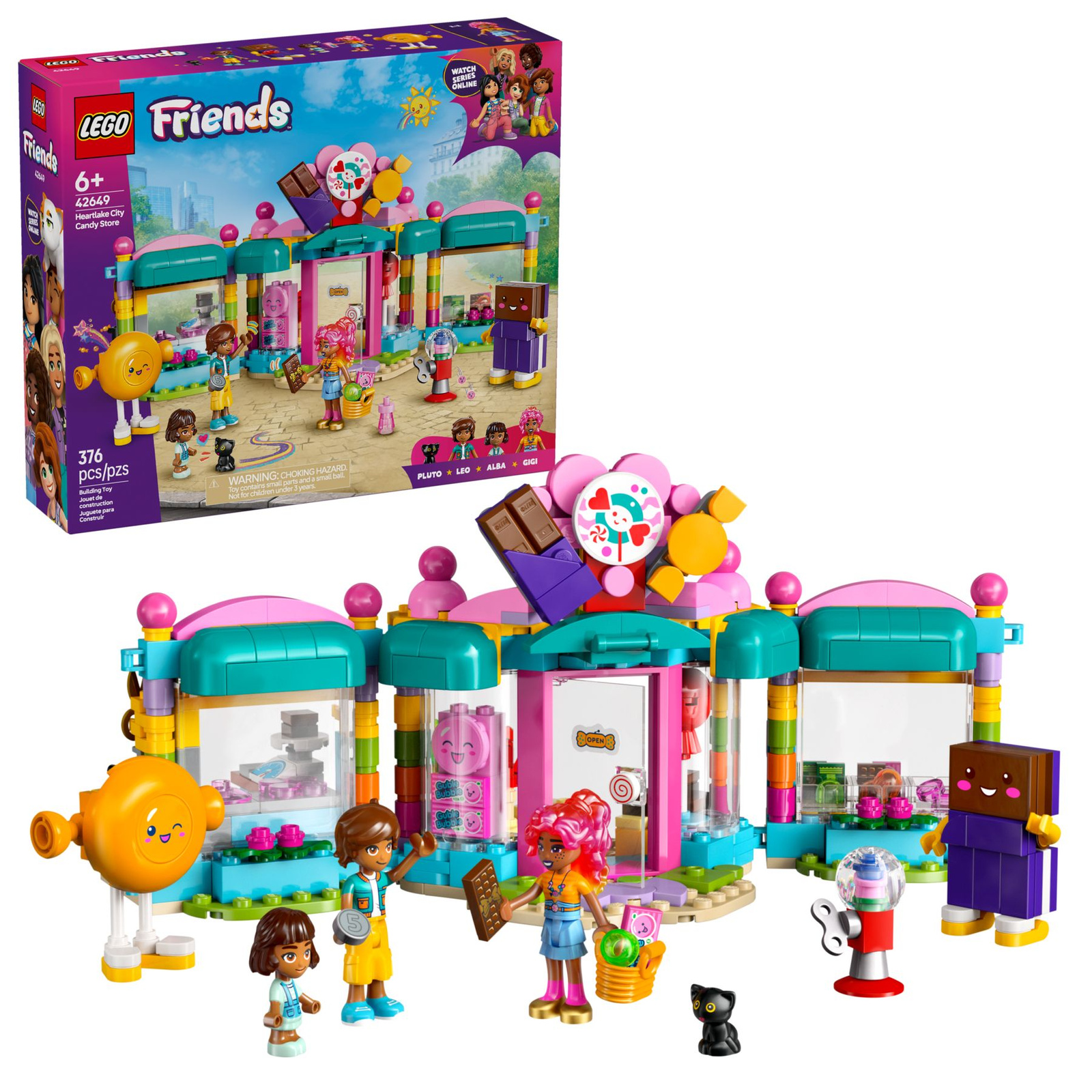 Lego Friends 42649 Sklep z cukierkami w Heartlake
