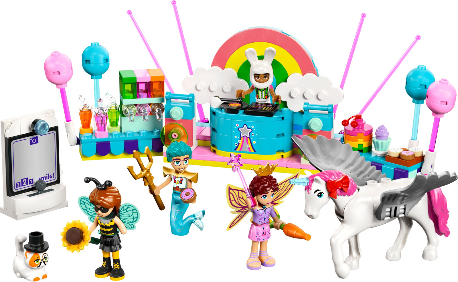 Lego Friends 42661 Bal przebierańców z jednorożcem i wróżką