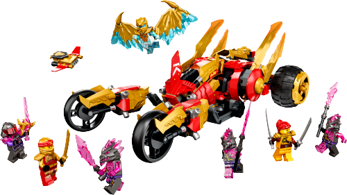 LEGO NINJAGO Złoty smoczy ścigacz Kaia 71773