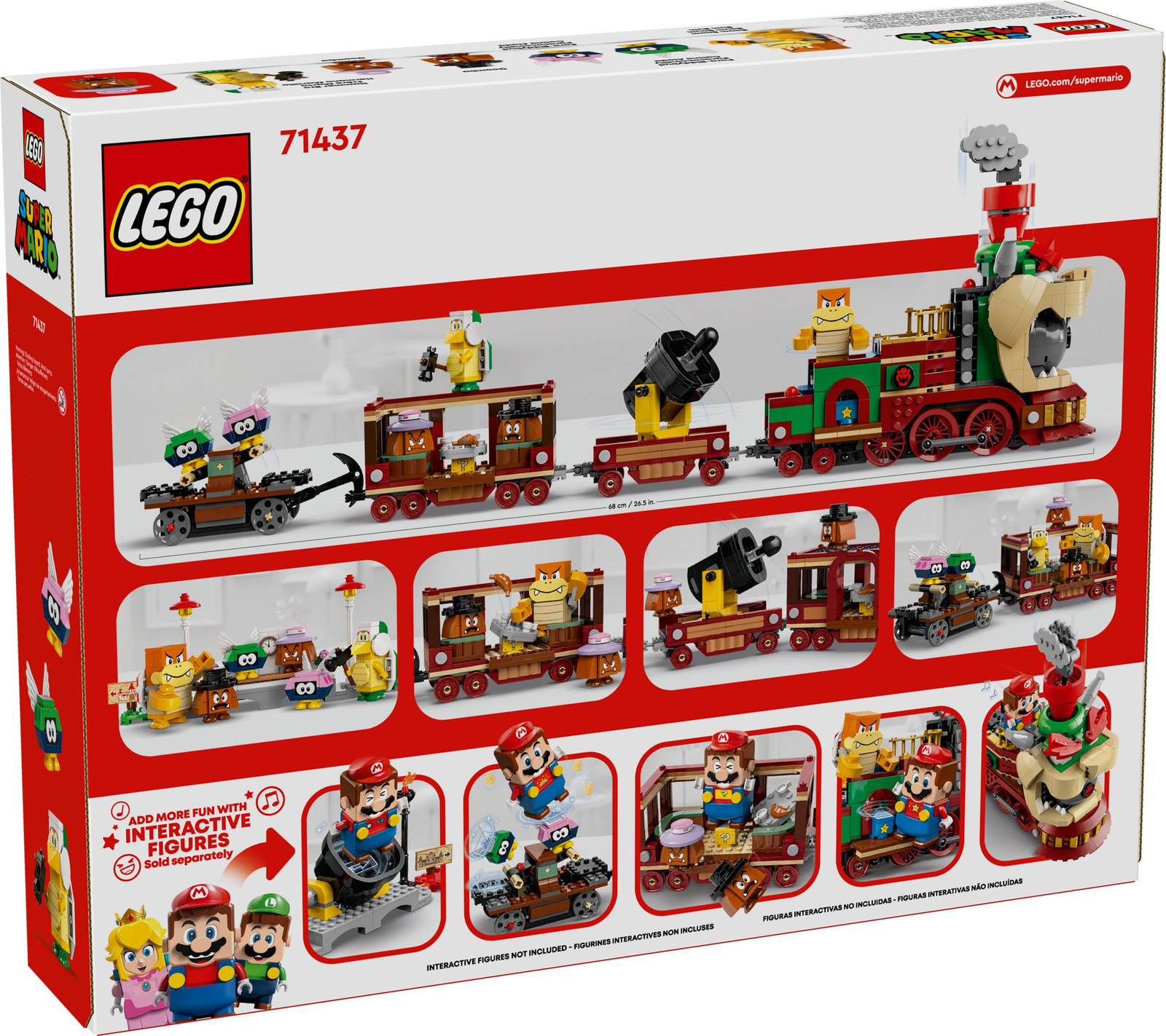 Lego Super Mario 71437 Bowser i pociąg ekspresowy
