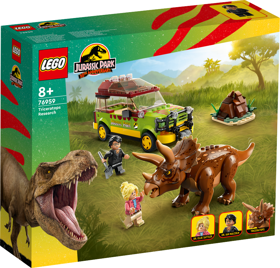 LEGO JURASSIC WORLD Badanie triceratopsa 76959
