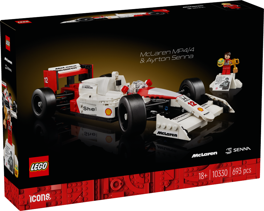 LEGO ICONS McLaren MP4/4 i Ayrton Senna 10330