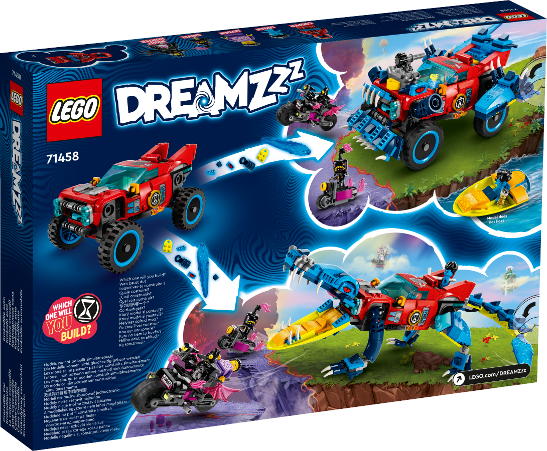LEGO DREAMZzz Krokodylowy samochód 71458