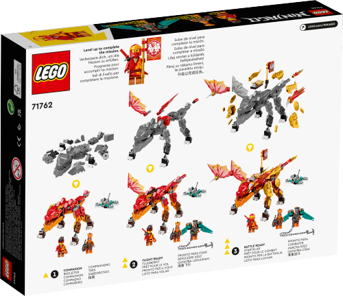 LEGO NINJAGO Smok ognia Kaia EVO 71762