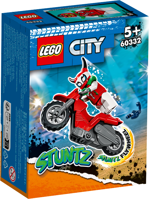 LEGO CITY Motocykl kaskaderski brawurowego skorpiona 60332