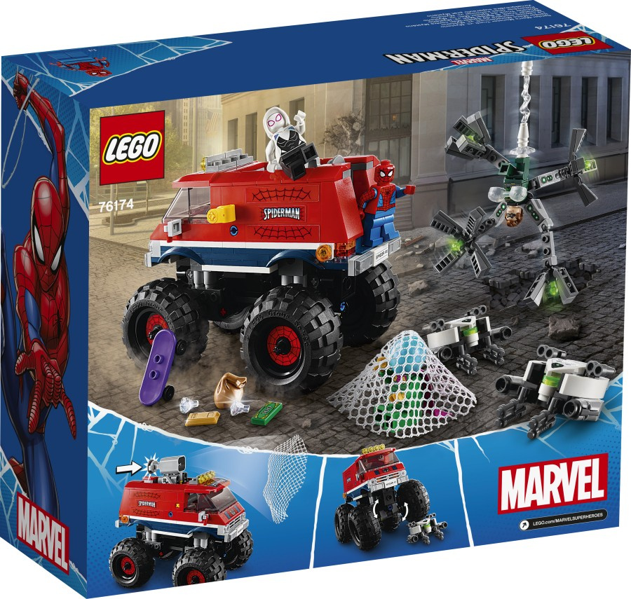 LEGO SUPER HEROES  Monster truck Spider-Mana kontra Mysterio 76174
