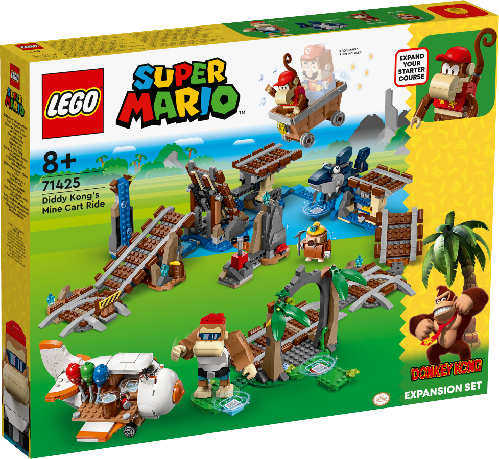 LEGO MARIO Przejażdżka wagonikiem Diddy Konga — zestaw rozszerzający 71425