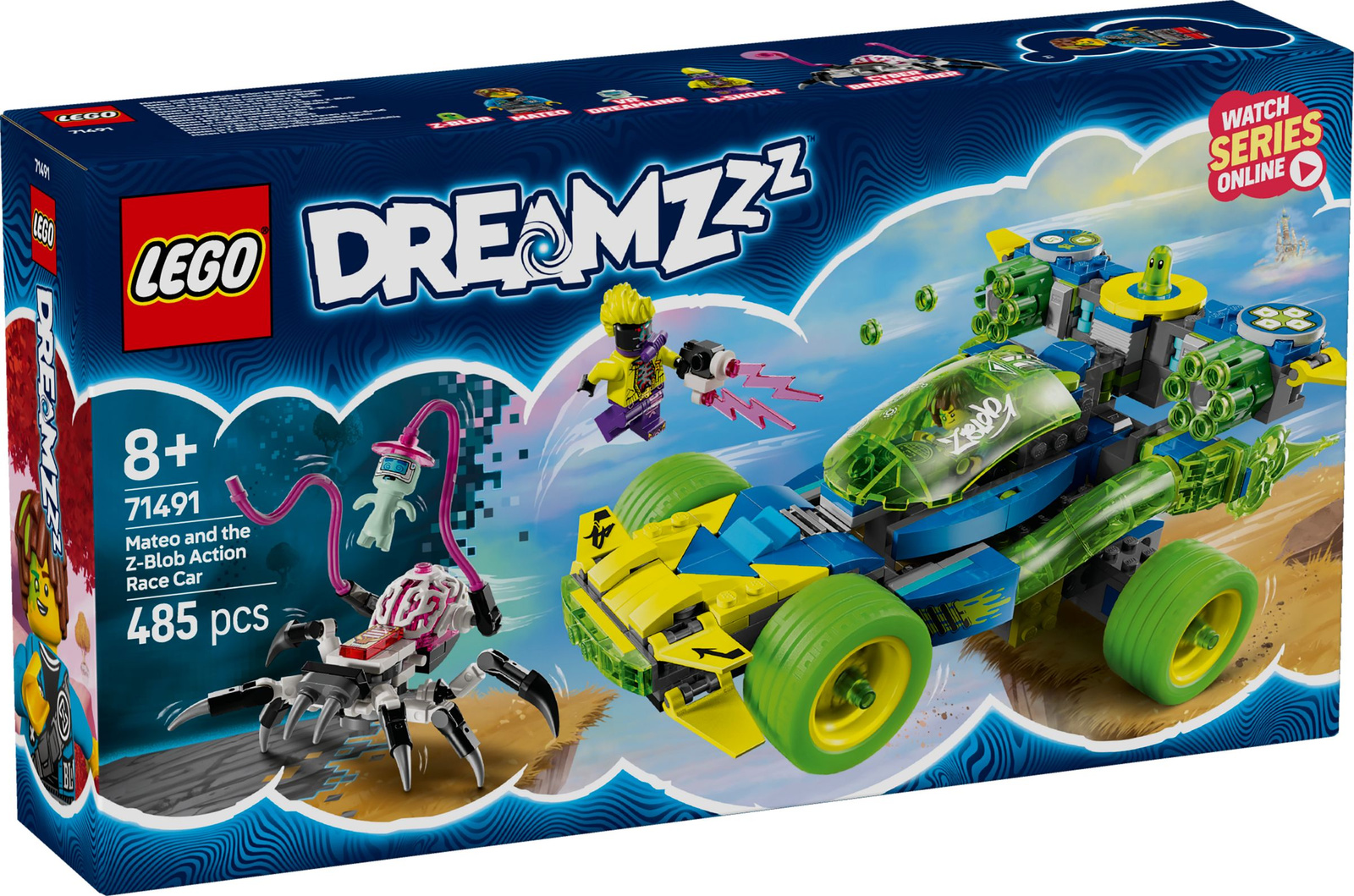 Lego DREAMZzz 71491 Samochód wyścigowy Mateo i Z-Bloba