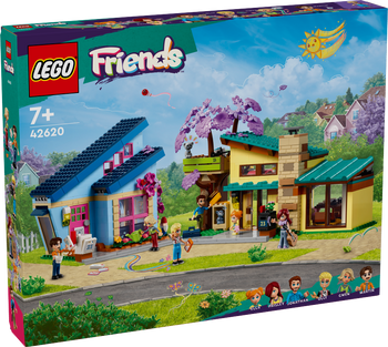 LEGO FRIENDS Dom rodzinny Olly’ego i Paisley 42620